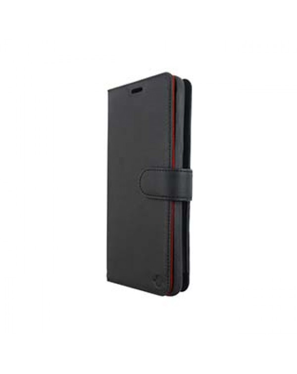 Samsung Galaxy S20+ 5G Uunique Black/Red Nutrisiti 2-in-1 Eco Leather Folio & Detachable Case