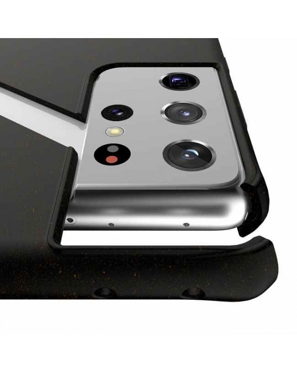 Feronia Bio - Terra DropSafe Biodegradable Case Black for Samsung Galaxy S21 Ultra