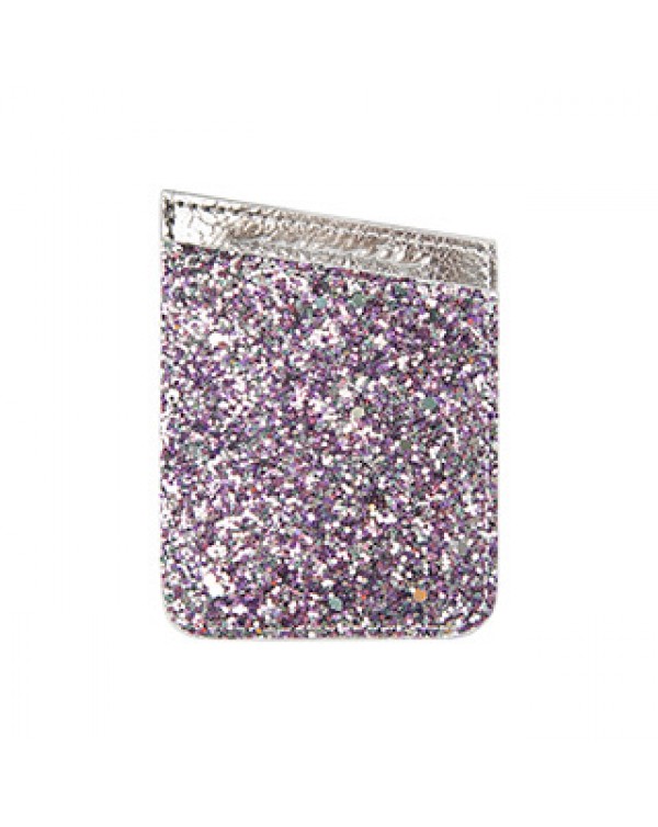 Universal Case-Mate Silver Glitter ID Pocket