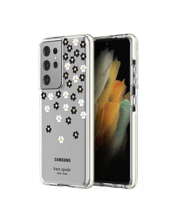 Kate Spade - Defensive Hardshell Case Scattered Flowers for Samsung Galaxy S21 Ultra