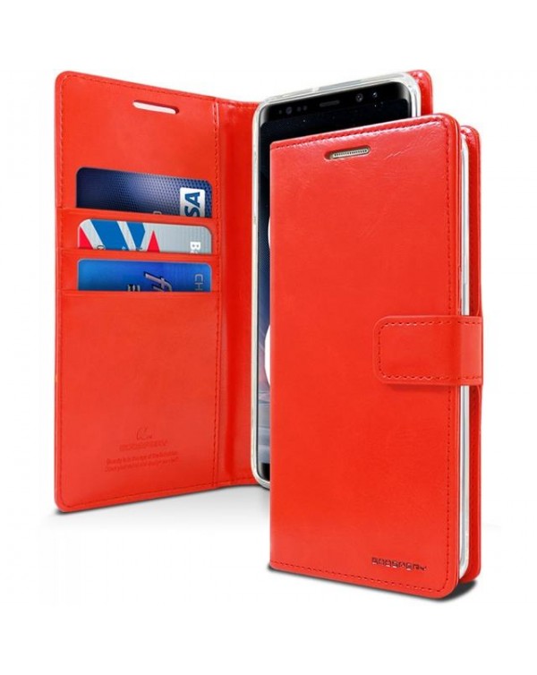 Mercury Bluemoon Diary for Samsung Galaxy S9 Plus-Red