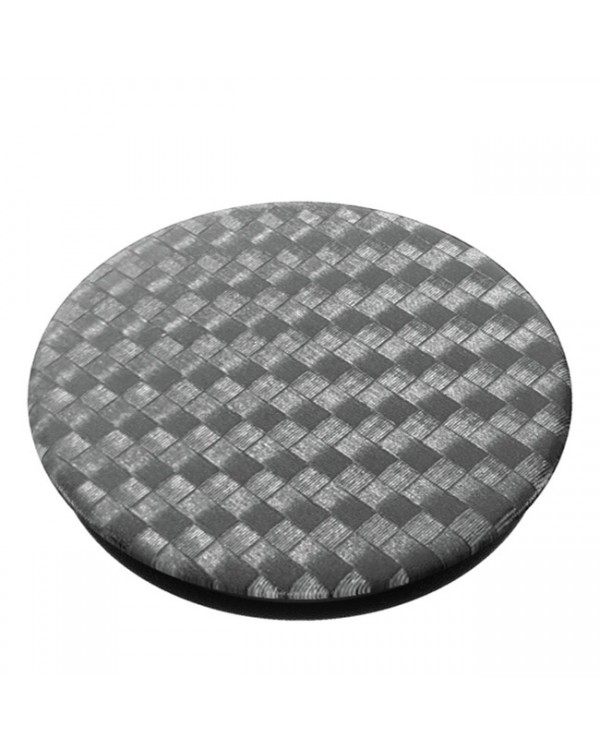 PopSockets - PopGrip Carbonite Weave Black