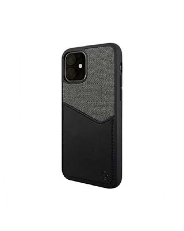 iPhone 11/XR Uunique Black Carbon Pocket Case