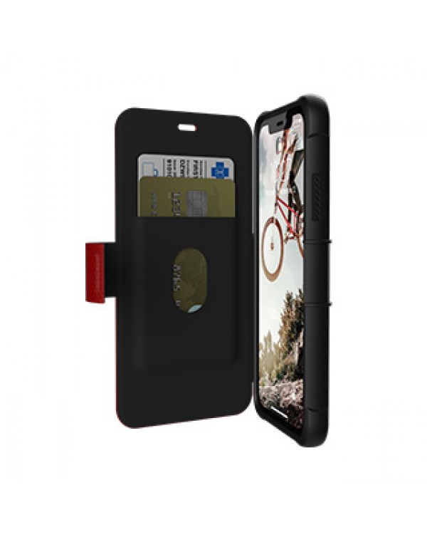 iPhone XR UAG Red/Black (Magma) Metropolis Series Folio case