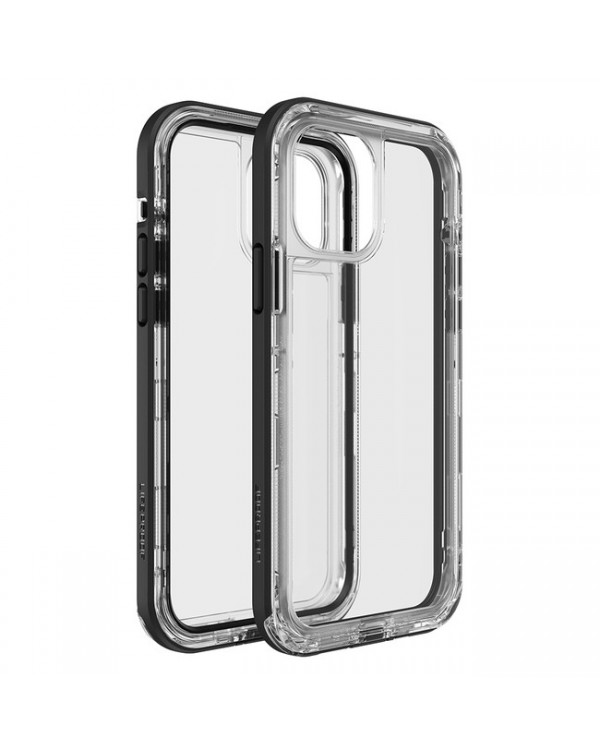 LifeProof - Next Dropproof Case Black Crystal (Clear/Black) for iPhone 12/12 Pro