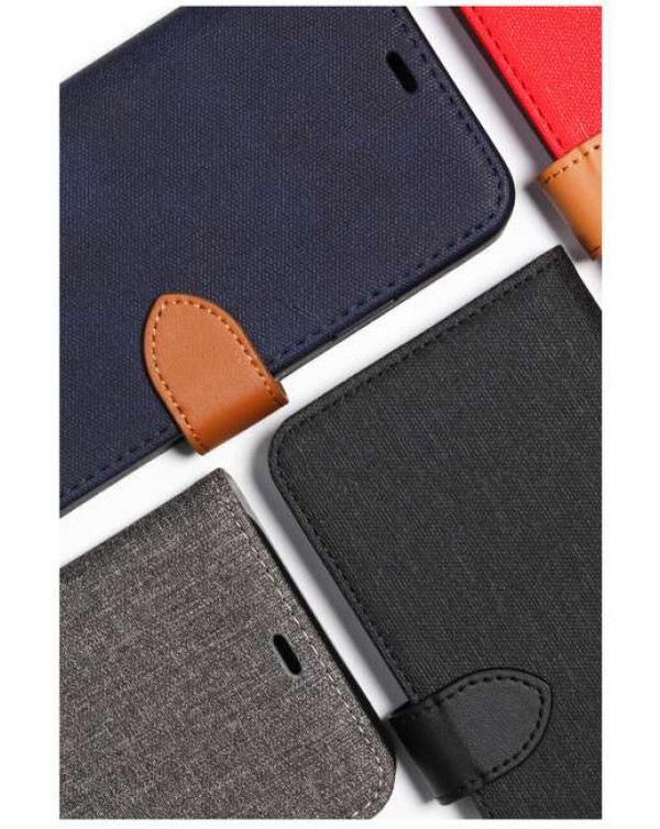 Blu Element - 2 in 1 Folio Case Black/Brown for iPhone SE 2020/8/7