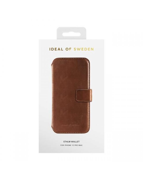 Ideal of Sweden - STHLM Wallet Case Brown for iPhone 12 Pro Max