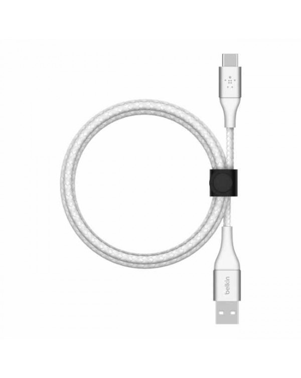 Belkin - Charge/Sync BOOST↑CHARGE™ Braided USB-C to USB-A Cable 4ft White