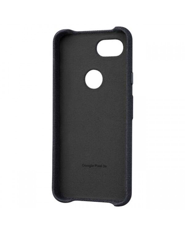 Google - Fabric Case Carbon (Black) for Google Pixel 3a