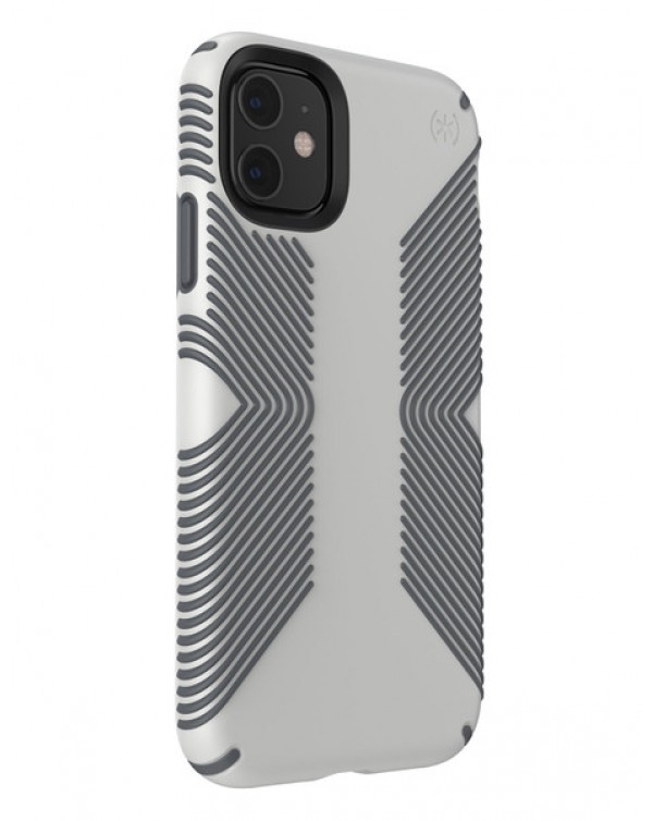 Speck Apple iPhone 11 Presidio Grip (Marble Grey/Anthracite Grey) (Anti-Microbial/Microban)