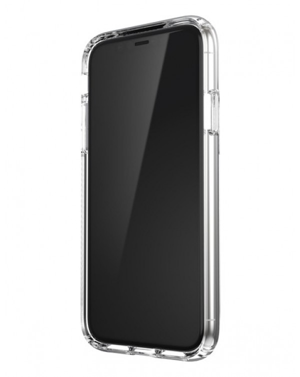 Speck Apple iPhone 11 Presidio Clear + Print (Paintsplatter Blue/Clear) (Anti-Microbial/Microban)
