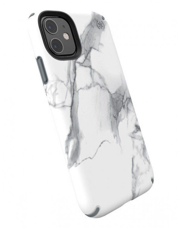 Speck Apple iPhone 11 Presidio Inked (Carraramarble Matte/Grey) (Anti-Microbial/Microban)
