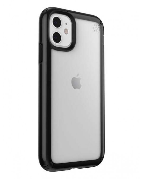 Speck Apple iPhone 11 Presidio Show (Clear/Black) (Anti-Microbial/Microban)