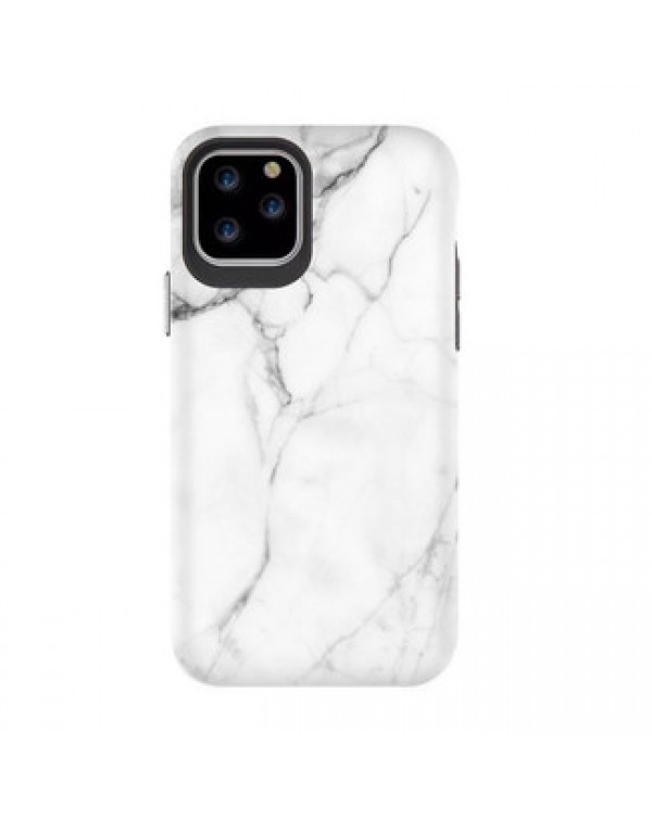 Blu Element - Mist 2X Fashion Case White Marble Matte for iPhone 11/XR