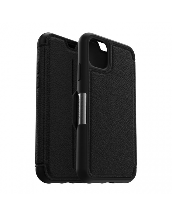 Otterbox - Strada Folio Leather Case Shadow (Black) for iPhone 11