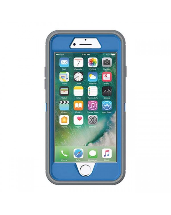 Otterbox - Defender Protective Case Marathoner (Blue/Gray) for iPhone SE 2020/8/7