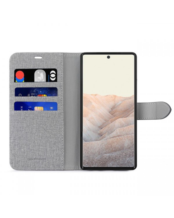 Blu Element - 2 in 1 Folio Case Gray/Black for Google Pixel 6