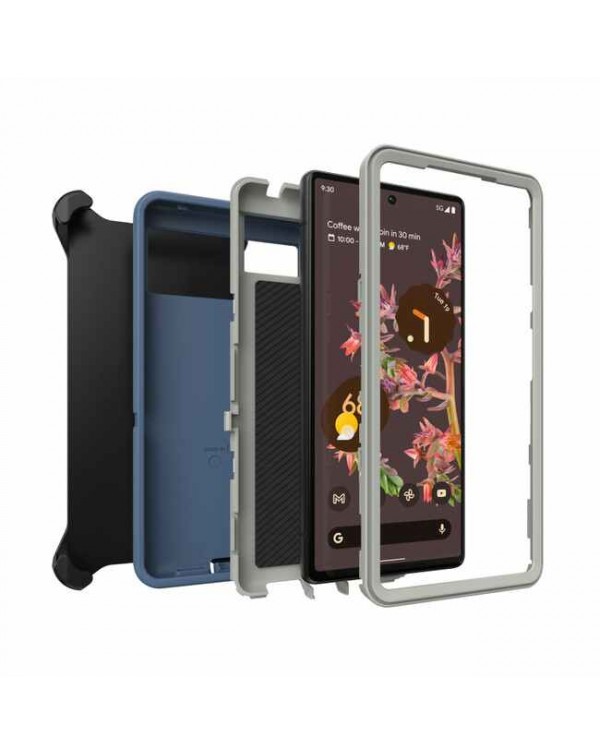 Otterbox - Defender Protective Case Fort Blue for Google Pixel 6
