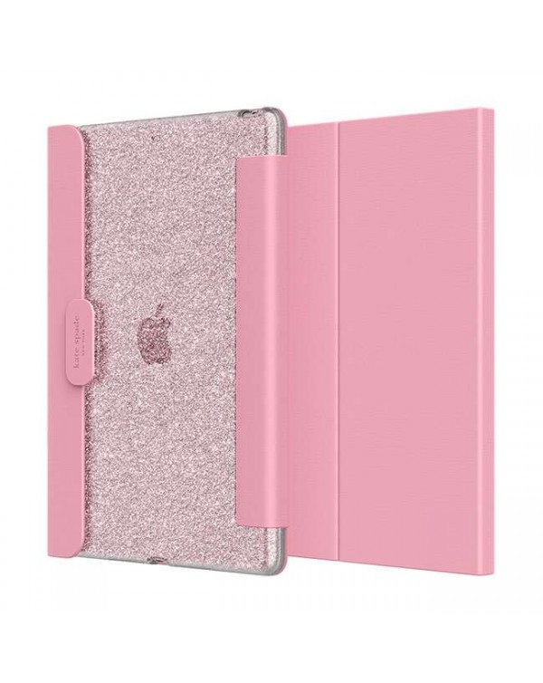 Kate Spade - Protective Folio Case Rose Gold Glitter for iPad 10.2 (2019/2020/2021) (7th/8th/9th Gen)