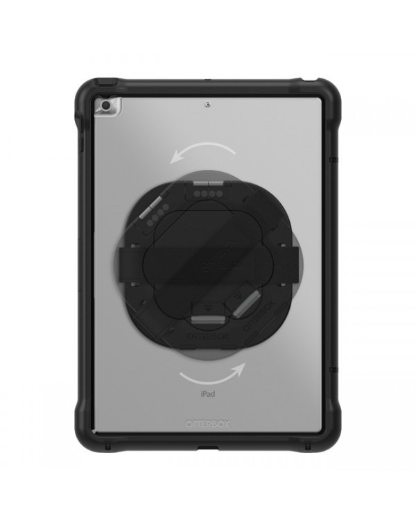 Otterbox - UnlimitEd Case with Kickstand/Strap/Screen Pro Pack BULK (Polybag Packaging) Clear/Black for iPad 10.2 (2019/2020/2021) (7th/8th/9th Gen)