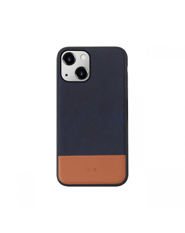 Blu Element - 2 in 1 Folio Case Navy/Tan for iPhone 13