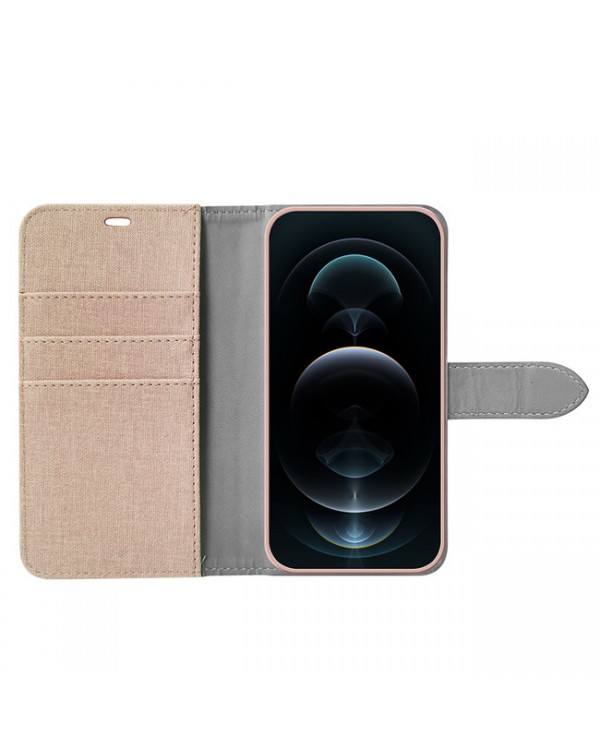 Blu Element - 2 in 1 Folio Case Pink Tan for iPhone 13