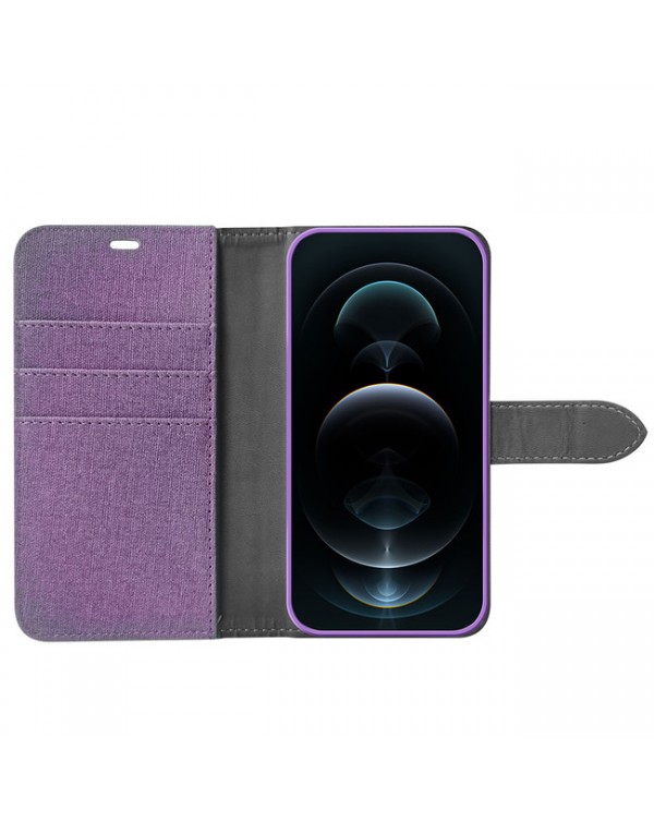 Blu Element - 2 in 1 Folio Case Purple Navy for iPhone 13