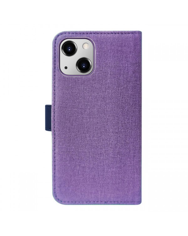 Blu Element - 2 in 1 Folio Case Purple Navy for iPhone 13