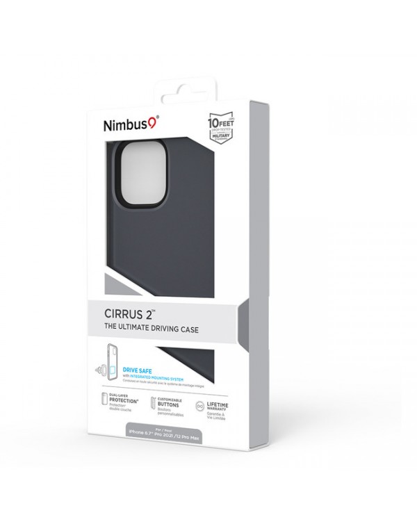 Nimbus9 - Cirrus 2 Case Gunmetal Gray for iPhone 13 Pro Max/12 Pro Max