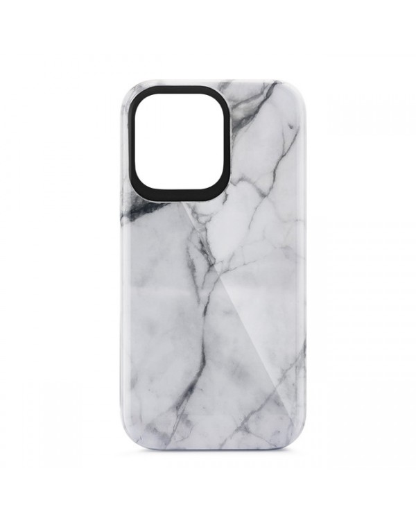 Blu Element - Mist 2X Fashion Case White Marble for iPhone 13 Pro