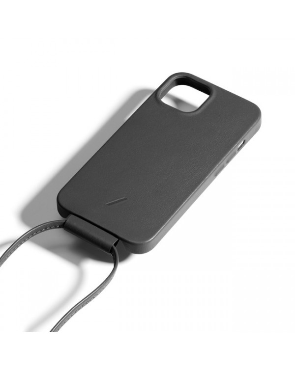 Native Union - Clic Classic Leather Case Black for iPhone 13 Pro