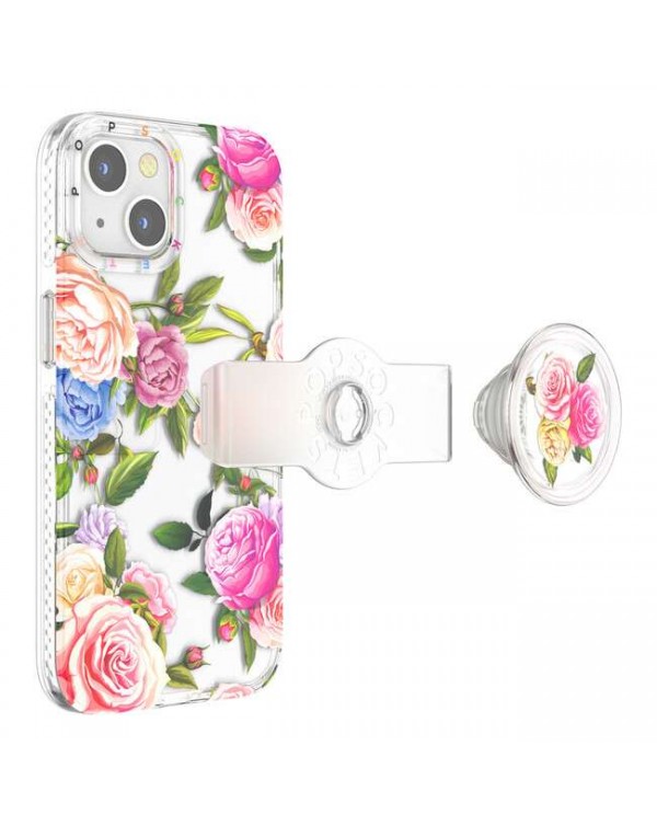 PopSockets - PopCase Vintage Floral with Drop Protection for iPhone 13