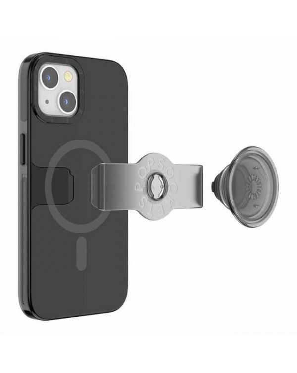 PopSockets - PopCase MagSafe Black with Drop Protection for iPhone 13