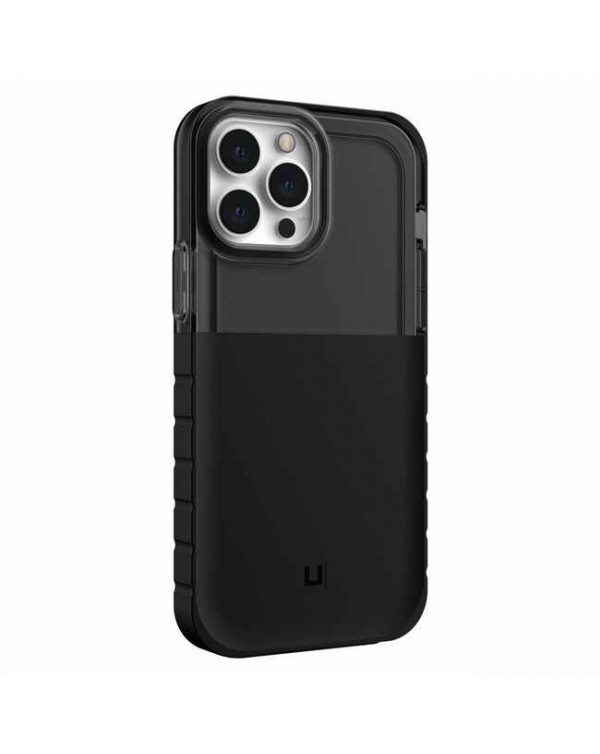 UAG - [U] Dip Silicone Hardshell Case Black for iPhone 13 Pro Max