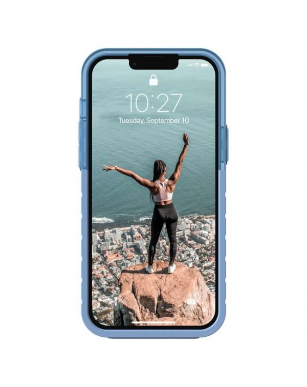UAG - [U] Dip Silicone Hardshell Case Cerulean (Blue) for iPhone 13 Pro Max
