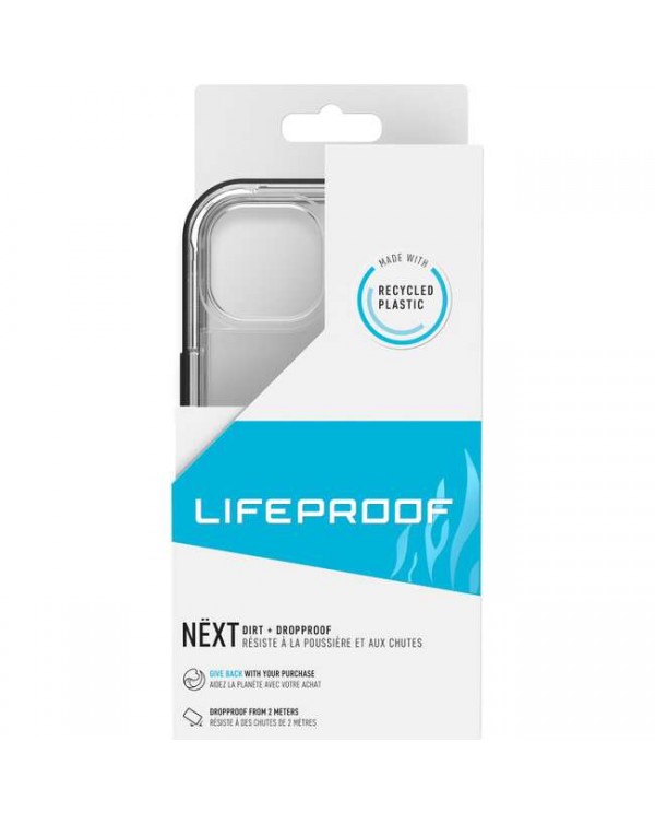 LifeProof - Next Dropproof Case Clear/Black for iPhone 13