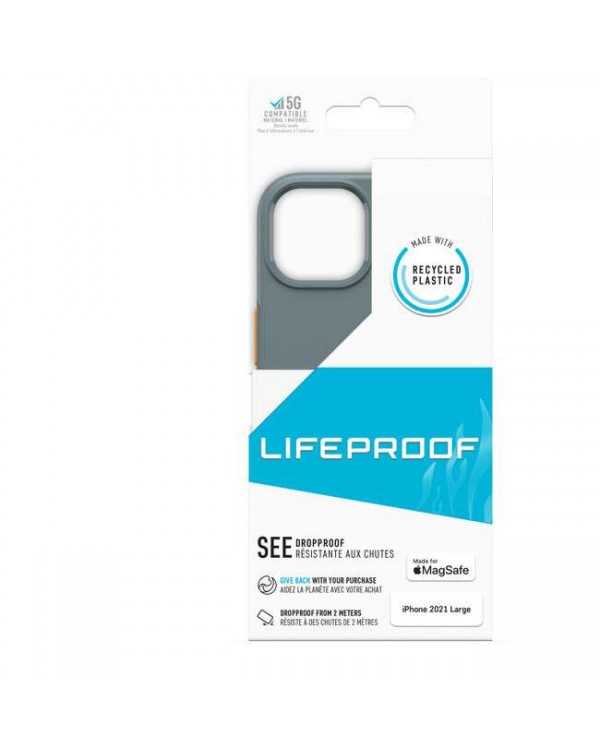 LifeProof - See with Magsafe Case Anchors Way (Gray) for iPhone 13