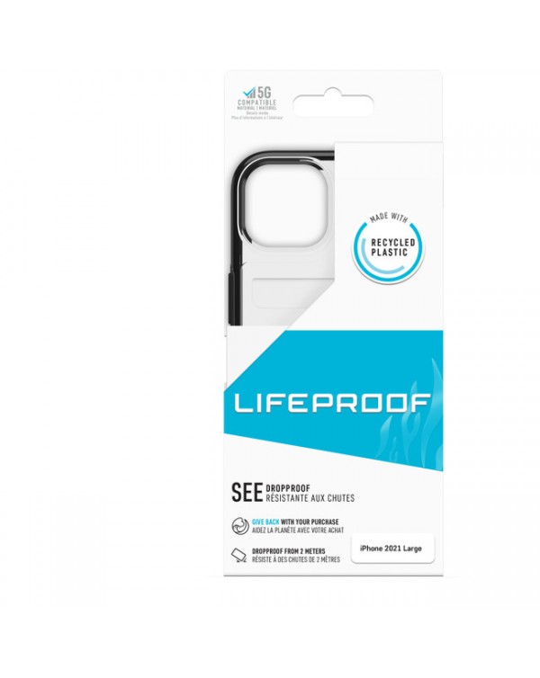 LifeProof - See DropProof Case Clear/Black for iPhone 13