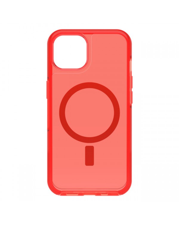 Otterbox - Symmetry+ Clear Protective Case with MagSafe In The Red for iPhone 13