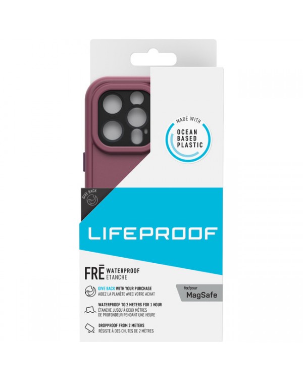LifeProof - Fre with MagSafe Case Rsourceful Prpl for iPhone 13 Pro Max