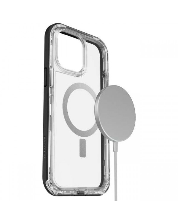 LifeProof - Next with MagSafe Case Clear/Black for iPhone 13 Pro Max/12 Pro Max