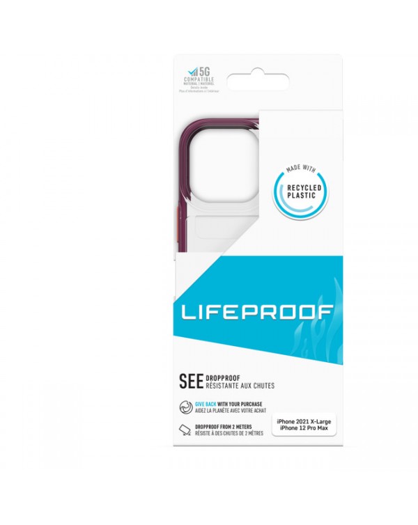 LifeProof - See DropProof Case Motivated Purpl for iPhone 13 Pro Max/12 Pro Max