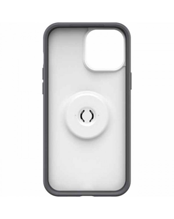 Otterbox - Otter+Pop Symmetry Case with Swappable PopTop Polar Vortex (White) for iPhone 13 Pro