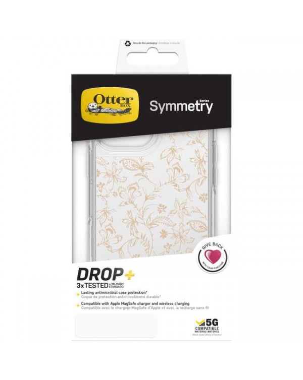 Otterbox - Symmetry Protective Case Clear/Wallflower for iPhone 13