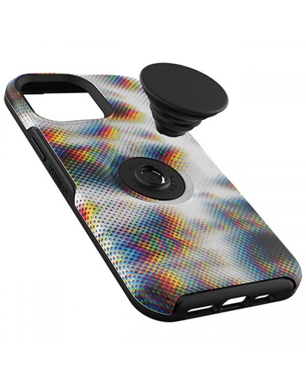 Otterbox - Otter+Pop Symmetry with Swappable PopTop Digistone (White) for iPhone 13