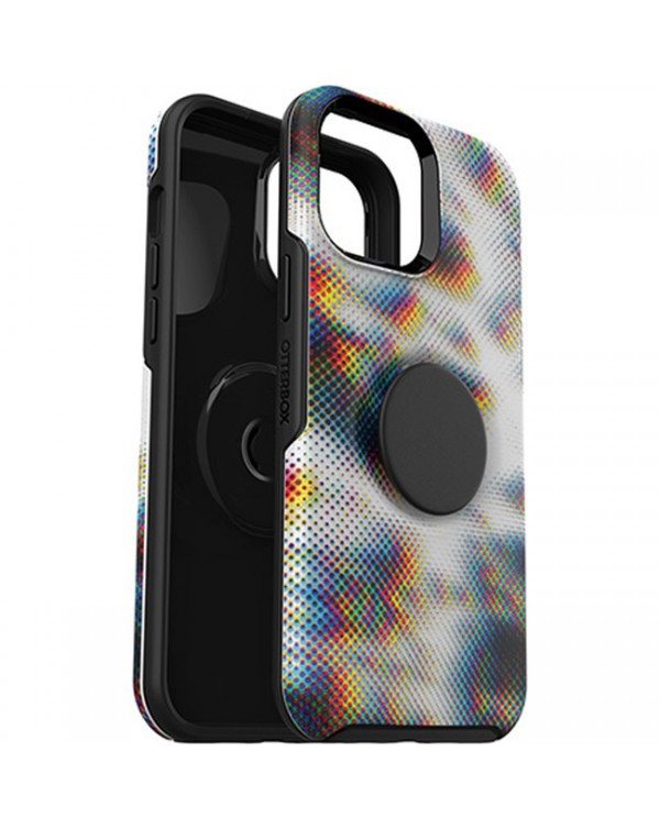 Otterbox - Otter+Pop Symmetry with Swappable PopTop Digistone (White) for iPhone 13