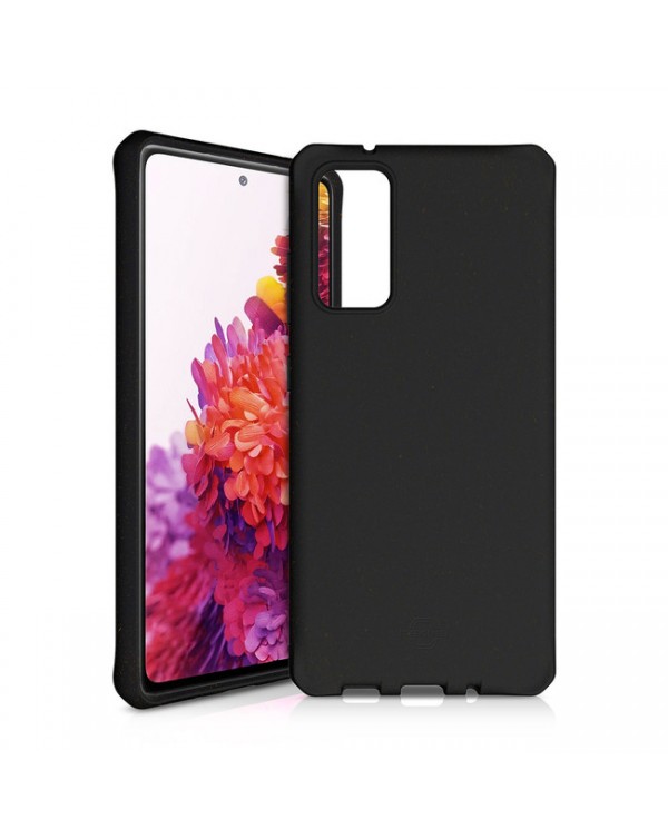 Feronia Bio - Terra DropSafe Biodegradable Case Black for Samsung Galaxy S20 FE - This Case Plants 1 Tree