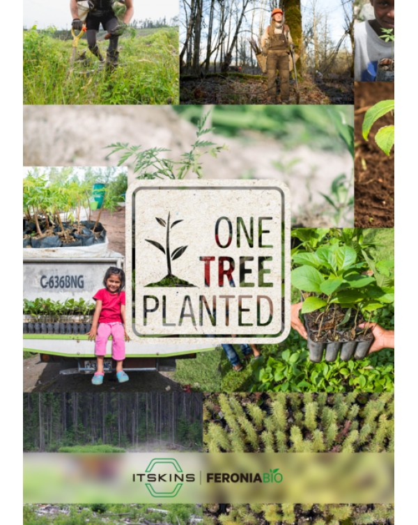 Feronia Bio - Terra DropSafe Biodegradable Case Black for Samsung Galaxy S20 FE - This Case Plants 1 Tree
