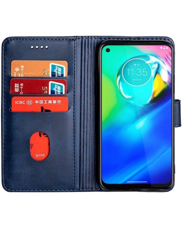 Icharm slim flip case for TCl 20s,Navy Blue