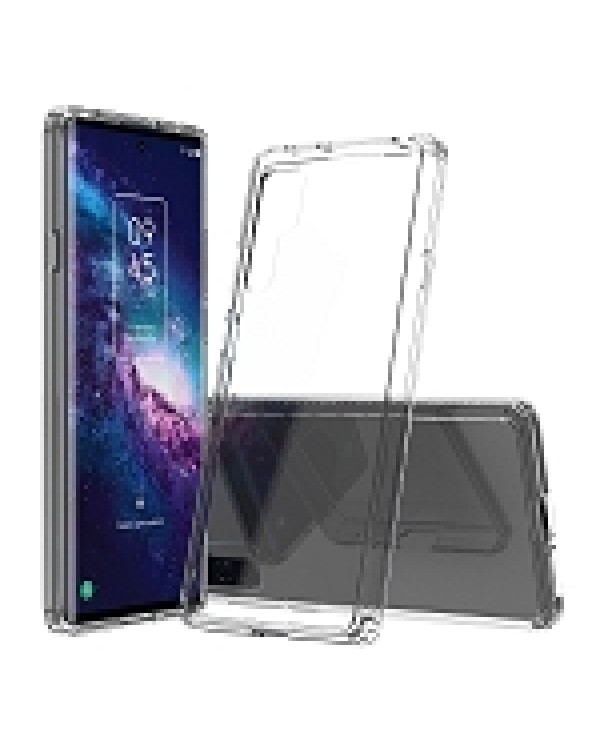 Icharm Transparent Hard back case for TCl 20 Pro,Clear